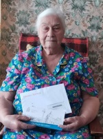 Ветеран труда, труженица тыла - Чикина Дарья Никитична - отметила свой 95-летний юбилей.