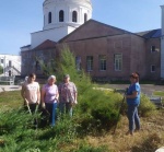     Состоялся субботник в храме Рождества Христова р.п. Романовка.