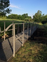 Сергей Суровов помог с восстановлением пешеходного моста в селе Инясево