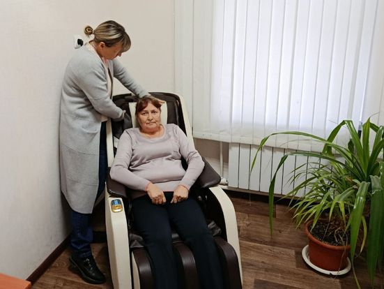 Индивидуальные занятия по технологии «Шаг за шагом» с использованием массажного кресла