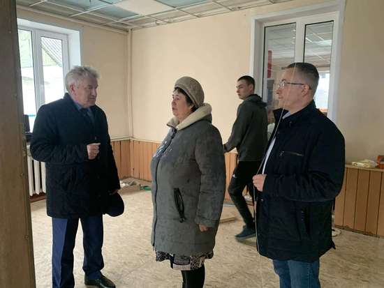 Ремонт в детском саду «Сказка».