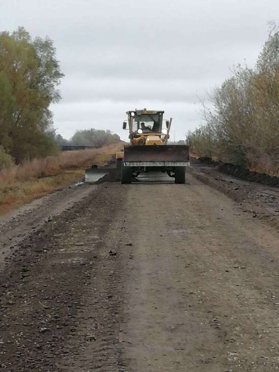 Ремонт автомобильной дороги Алексеевский – Памятка.