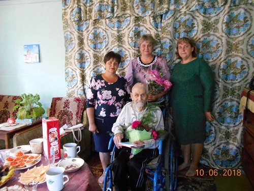 Ветеран войны отметил 95-летний Юбилей