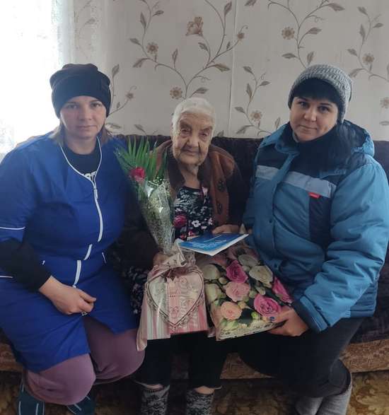 95-летие отмечает долгожительница Романовского района