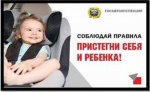 Госавтоинспекция проведет профилактическое мероприятие «Водитель, пристегни самое дорогое!»