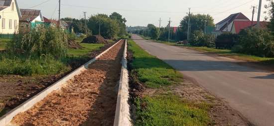 Реализация программы по строительству и ремонту тротуаров.