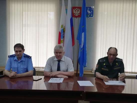 Совещание по вопросу набора граждан на контрактную службу.