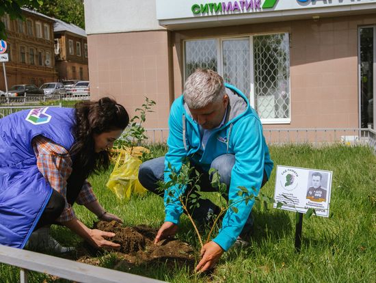 Саратовский филиал АО «Ситиматик» присоединился к международной эколого-патриотической акции «Сад памяти»