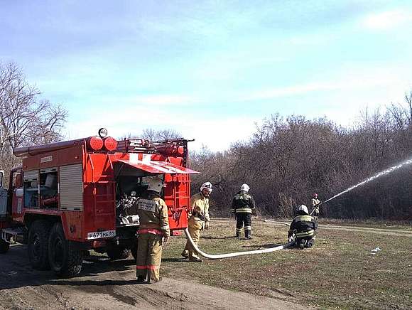 14 апреля 2021 года прошло тактико-специальное учение при возникновении лесных пожаров