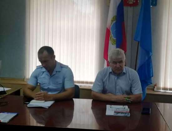 Совещание по вопросу набора граждан на контрактную службу.