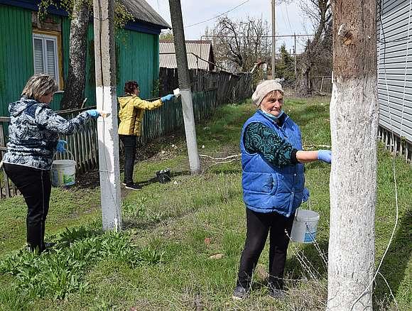 Подготовка района к праздничным выходным
