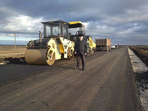 2 декабря глава Романовского муниципального района Алексей Щербаков осмотрел автодорогу Мордовский Карай - Алексеевский