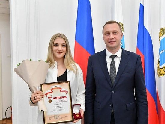 Виктория Саяпина стала лауреатом ежегодной молодежной премии имени Петра Столыпина