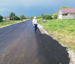 Закончился ремонт автомобильной дороги по ул. Ленина.